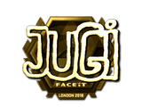 Sticker | JUGi (Gold) | London 2018