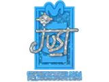 Artwork for Sticker | JUST (Glitter) | Copenhagen 2024