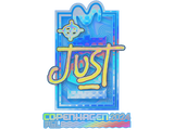 Artwork for Sticker | JUST (Holo) | Copenhagen 2024