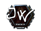 Artwork for Sticker | JW (Foil) | London 2018