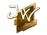Sticker | JW (Gold) | Boston 2018