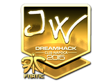 Artwork for Sticker | JW (Gold) | Cluj-Napoca 2015