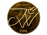 Artwork for Sticker | JW (Gold) | Katowice 2019