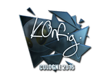 Artwork for Sticker | k0nfig (Foil) | Cologne 2016