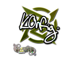 Artwork for Sticker | k0nfig (Glitter) | Paris 2023