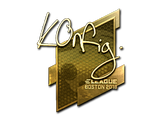 Artwork for Sticker | k0nfig (Gold) | Boston 2018