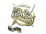 Artwork for Sticker | k0nfig (Gold) | Paris 2023