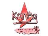 Artwork for Sticker | k0nfig (Holo) | Antwerp 2022