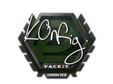 Artwork for Sticker | k0nfig | London 2018