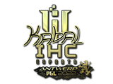 Artwork for Sticker | kabal (Gold) | Antwerp 2022