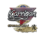 Sticker | karrigan (Champion) | Antwerp 2022