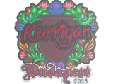 Artwork for Sticker | karrigan (Embroidered) | Budapest 2025