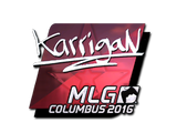 Artwork for Sticker | karrigan (Foil) | MLG Columbus 2016