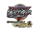 Artwork for Sticker | karrigan (Glitter, Champion) | Antwerp 2022
