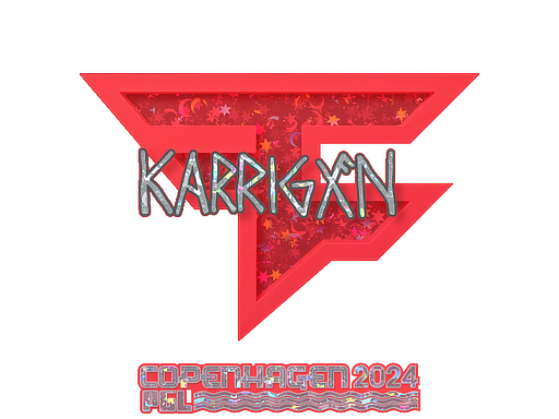 Sticker | karrigan (Glitter) | Copenhagen 2024