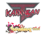 Artwork for Sticker | karrigan (Glitter) | Shanghai 2024