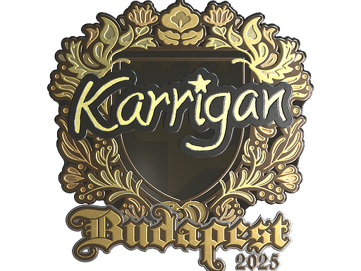 Sticker | karrigan (Gold) | Budapest 2025
