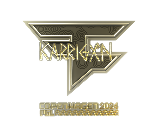 Sticker | karrigan (Gold) | Copenhagen 2024