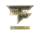 Artwork for Sticker | karrigan (Gold) | Copenhagen 2024