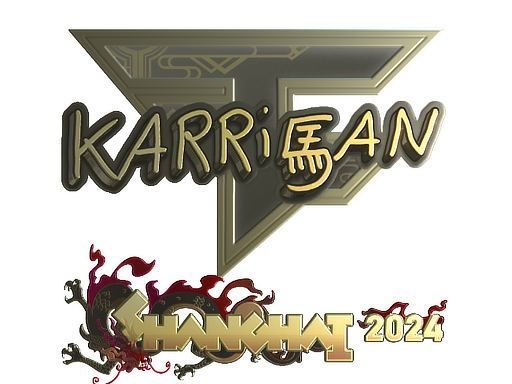 Sticker | karrigan (Gold) | Shanghai 2024