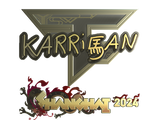 Artwork for Sticker | karrigan (Gold) | Shanghai 2024