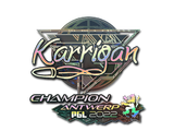 Artwork for Sticker | karrigan (Holo, Champion) | Antwerp 2022