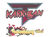 Artwork for Sticker | karrigan (Holo) | Shanghai 2024
