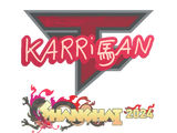 Artwork for Sticker | karrigan | Shanghai 2024