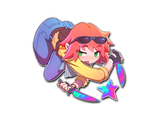 Artwork for Sticker | Kawaii T (Holo)
