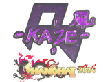 Artwork for Sticker | Kaze (Glitter) | Shanghai 2024