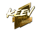 Artwork for Sticker | keev (Gold) | Boston 2018
