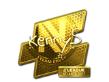 Artwork for Sticker | kennyS (Gold) | Atlanta 2017