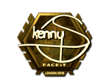 Sticker | kennyS (Gold) | London 2018