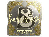 Artwork for Sticker | kensizor (Gold) | Austin 2025