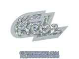 Artwork for Sticker | Keoz (Glitter) | Copenhagen 2024