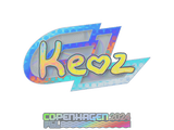 Artwork for Sticker | Keoz (Holo) | Copenhagen 2024