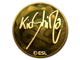 Artwork for Sticker | kioShiMa (Gold) | Katowice 2019