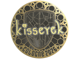 Artwork for Sticker | kisserek (Gold) | Cologne 2026