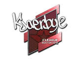 Artwork for Sticker | Kjaerbye | Boston 2018