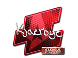 Artwork for Sticker | Kjaerbye (Foil) | Atlanta 2017