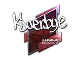 Artwork for Sticker | Kjaerbye (Foil) | Boston 2018
