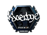 Artwork for Sticker | Kjaerbye (Foil) | London 2018