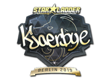 Artwork for Sticker | Kjaerbye (Gold) | Berlin 2019
