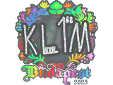 Artwork for Sticker | kl1m (Holo) | Budapest 2025