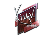 Artwork for Sticker | kNgV- (Foil) | Boston 2018