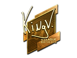 Artwork for Sticker | kNgV- (Gold) | Boston 2018