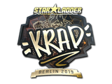 Artwork for Sticker | Krad (Gold) | Berlin 2019