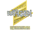 Sticker | kraghen (Glitter) | Copenhagen 2024