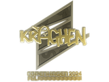 Artwork for Sticker | kraghen (Gold) | Copenhagen 2024
