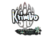 Artwork for Sticker | Krimbo (Glitter) | Antwerp 2022